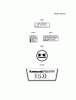 Kawasaki Motoren FA210V - AS02 bis FH641V - DS24 FH430V-DS08 - Kawasaki FH430V 4-Stroke Engine Spareparts LABEL