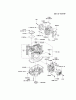 Kawasaki Motoren FA210V - AS02 bis FH641V - DS24 FH381V-CS11 - Kawasaki FH381V 4-Stroke Engine Spareparts CYLINDER/CRANKCASE