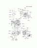 Kawasaki Motoren FA210V - AS02 bis FH641V - DS24 FH451V-AS09 - Kawasaki FH451V 4-Stroke Engine Spareparts CYLINDER/CRANKCASE