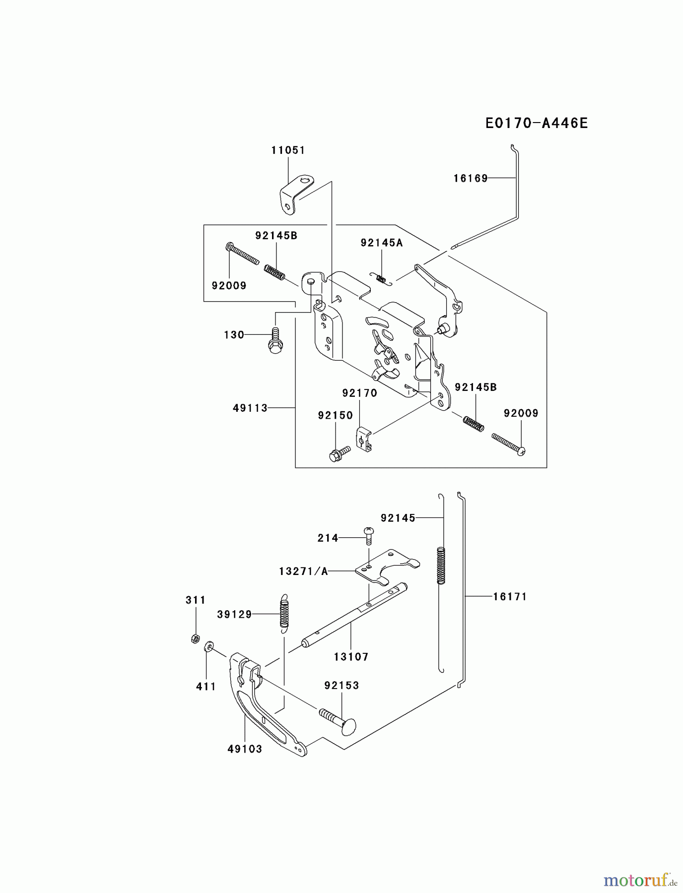  Kawasaki Motoren Motoren Vertikal FA210V - AS02 bis FH641V - DS24 FH451V-BS11 - Kawasaki FH451V 4-Stroke Engine CONTROL-EQUIPMENT