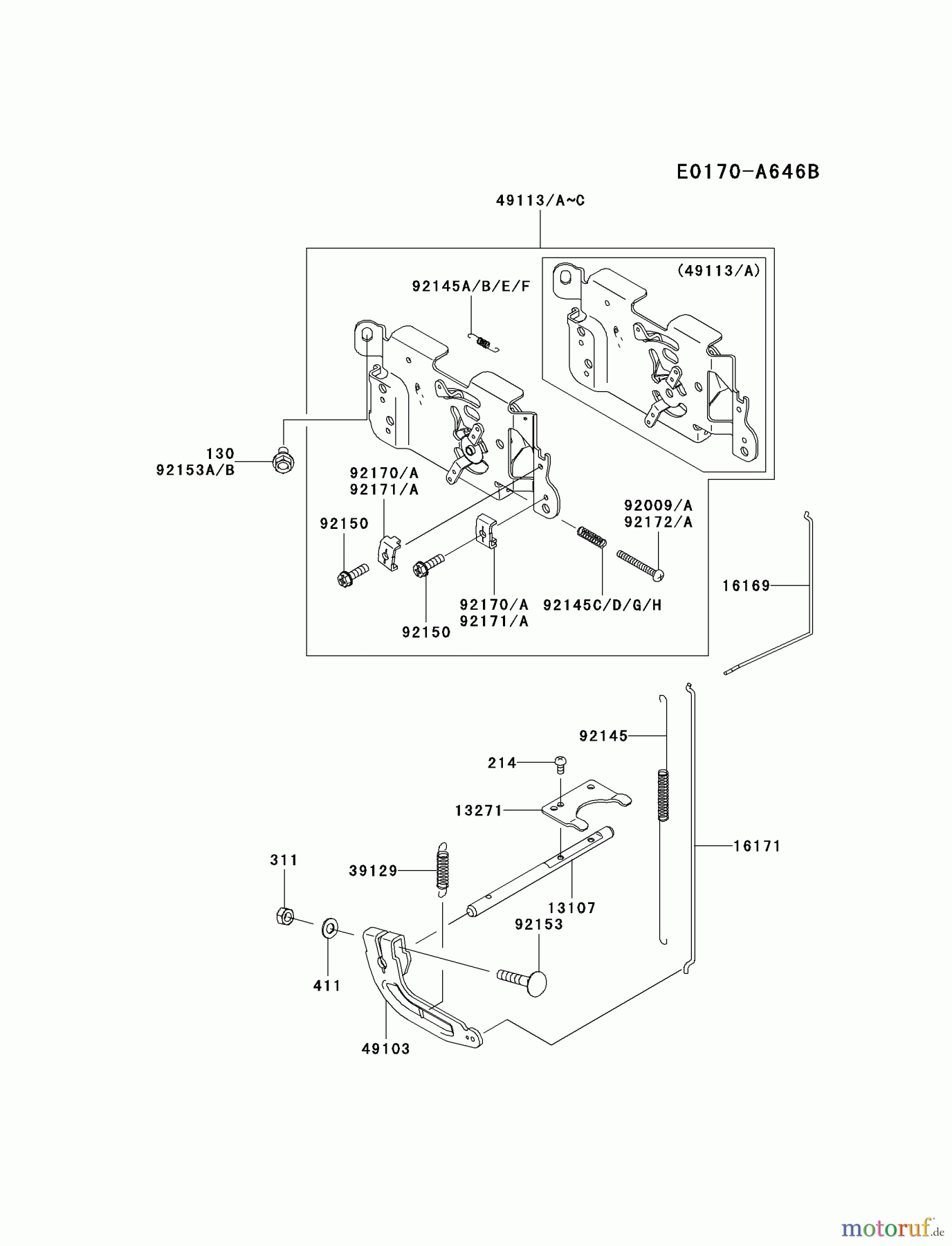  Kawasaki Motoren Motoren Vertikal FA210V - AS02 bis FH641V - DS24 FH480V-CS24 - Kawasaki FH480V 4-Stroke Engine CONTROL-EQUIPMENT