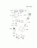 Kawasaki Motoren FA210V - AS02 bis FH641V - DS24 FH500V-AS12 - Kawasaki FH500V 4-Stroke Engine Spareparts LUBRICATION-EQUIPMENT