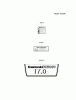 Kawasaki Motoren FA210V - AS02 bis FH641V - DS24 FH500V-AS15 - Kawasaki FH500V 4-Stroke Engine Spareparts LABEL