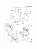 Kawasaki Motoren FA210V - AS02 bis FH641V - DS24 FH500V-BS36 - Kawasaki FH500V 4-Stroke Engine Spareparts AIR-FILTER/MUFFLER