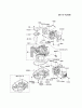Kawasaki Motoren FA210V - AS02 bis FH641V - DS24 FH500V-DS10 - Kawasaki FH500V 4-Stroke Engine Spareparts CYLINDER/CRANKCASE
