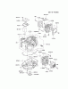 Kawasaki Motoren FA210V - AS02 bis FH641V - DS24 FH541V-AS42 - Kawasaki FH541V 4-Stroke Engine Spareparts CYLINDER/CRANKCASE