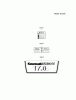 Kawasaki Motoren FA210V - AS02 bis FH641V - DS24 FH541V-AS42 - Kawasaki FH541V 4-Stroke Engine Spareparts LABEL