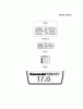 Kawasaki Motoren FA210V - AS02 bis FH641V - DS24 FH541V-BS05 - Kawasaki FH541V 4-Stroke Engine Spareparts LABEL