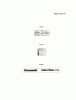 Kawasaki Motoren FA210V - AS02 bis FH641V - DS24 FH541V-AS36 - Kawasaki FH541V 4-Stroke Engine Spareparts LABEL