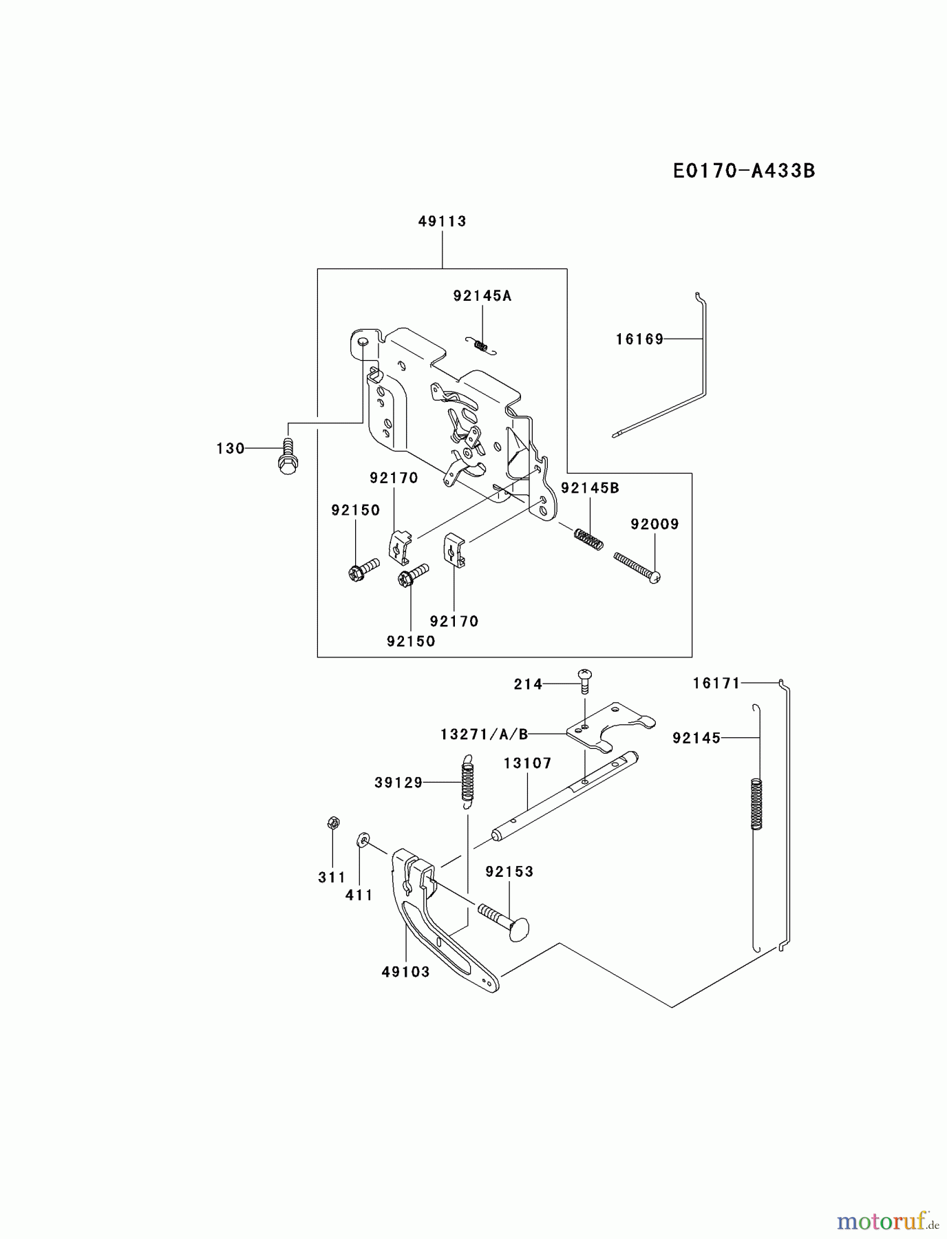  Kawasaki Motoren Motoren Vertikal FA210V - AS02 bis FH641V - DS24 FH541V-BS38 - Kawasaki FH541V 4-Stroke Engine CONTROL-EQUIPMENT