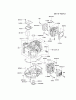 Kawasaki Motoren FA210V - AS02 bis FH641V - DS24 FH541V-AW00 - Kawasaki FH541V 4-Stroke Engine Spareparts CYLINDER/CRANKCASE