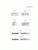 Kawasaki Motoren FA210V - AS02 bis FH641V - DS24 FH541V-AS45 - Kawasaki FH541V 4-Stroke Engine Spareparts LABEL