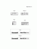 Kawasaki Motoren FA210V - AS02 bis FH641V - DS24 FH541V-CS25 - Kawasaki FH541V 4-Stroke Engine Spareparts LABEL