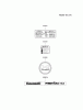 Kawasaki Motoren FA210V - AS02 bis FH641V - DS24 FH580V-AS21 - Kawasaki FH580V 4-Stroke Engine Spareparts LABEL