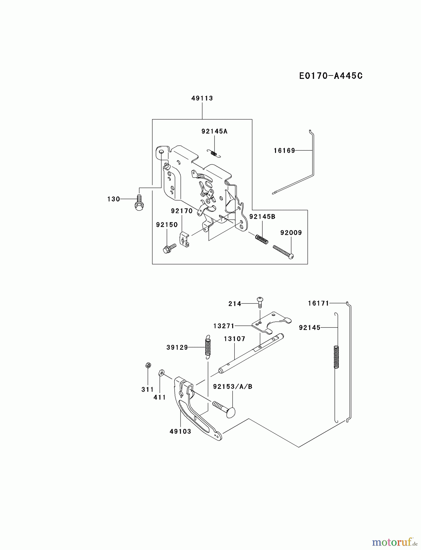  Kawasaki Motoren Motoren Vertikal FA210V - AS02 bis FH641V - DS24 FH541V-BS06 - Kawasaki FH541V 4-Stroke Engine CONTROL-EQUIPMENT