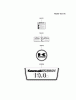 Kawasaki Motoren FA210V - AS02 bis FH641V - DS24 FH580V-CS03 - Kawasaki FH580V 4-Stroke Engine Spareparts LABEL