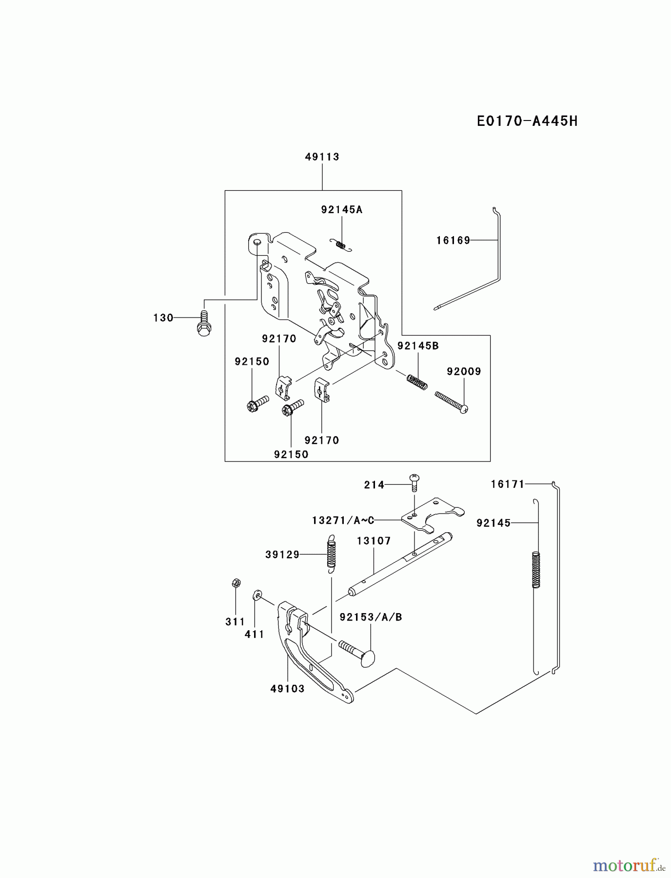  Kawasaki Motoren Motoren Vertikal FA210V - AS02 bis FH641V - DS24 FH541V-CS20 - Kawasaki FH541V 4-Stroke Engine CONTROL-EQUIPMENT