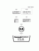 Kawasaki Motoren FA210V - AS02 bis FH641V - DS24 FH580V-BS17 - Kawasaki FH580V 4-Stroke Engine Spareparts LABEL