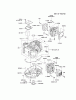 Kawasaki Motoren FA210V - AS02 bis FH641V - DS24 FH580V-DS01 - Kawasaki FH580V 4-Stroke Engine Spareparts CYLINDER/CRANKCASE