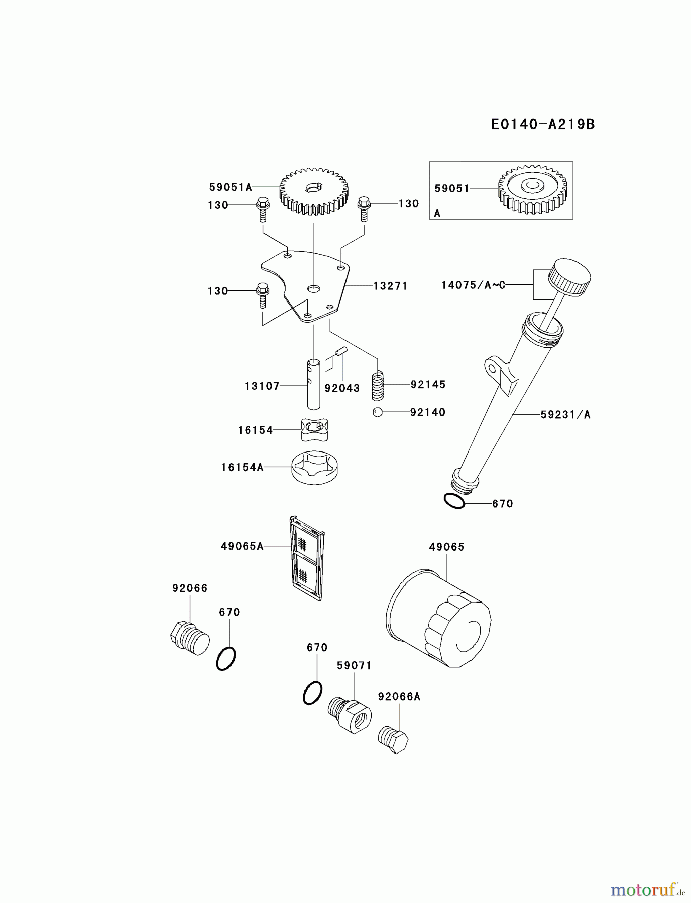  Kawasaki Motoren Motoren Vertikal FA210V - AS02 bis FH641V - DS24 FH601V-BS20 - Kawasaki FH601V 4-Stroke Engine LUBRICATION-EQUIPMENT