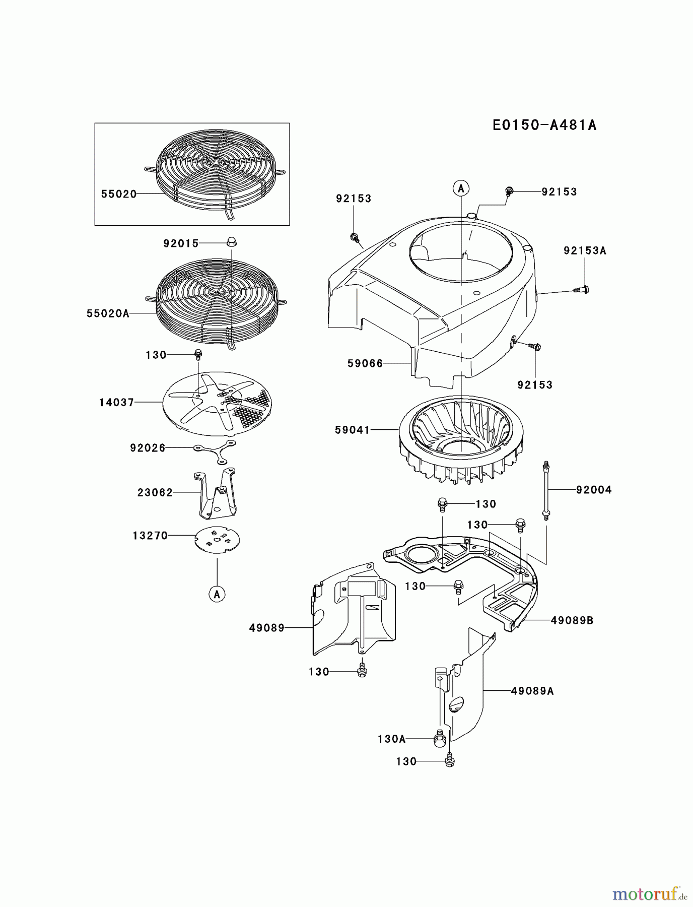  Kawasaki Motoren Motoren Vertikal FA210V - AS02 bis FH641V - DS24 FH601V-AS21 - Kawasaki FH601V 4-Stroke Engine COOLING-EQUIPMENT