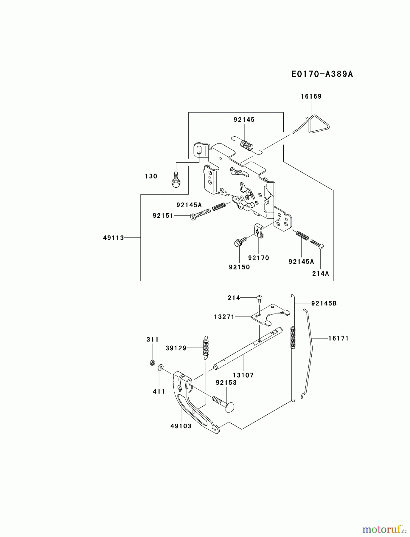  Kawasaki Motoren Motoren Vertikal FH641V - DS25 bis FS481V - BS13 FH680V-DS04 - Kawasaki FH680V 4-Stroke Engine CONTROL-EQUIPMENT