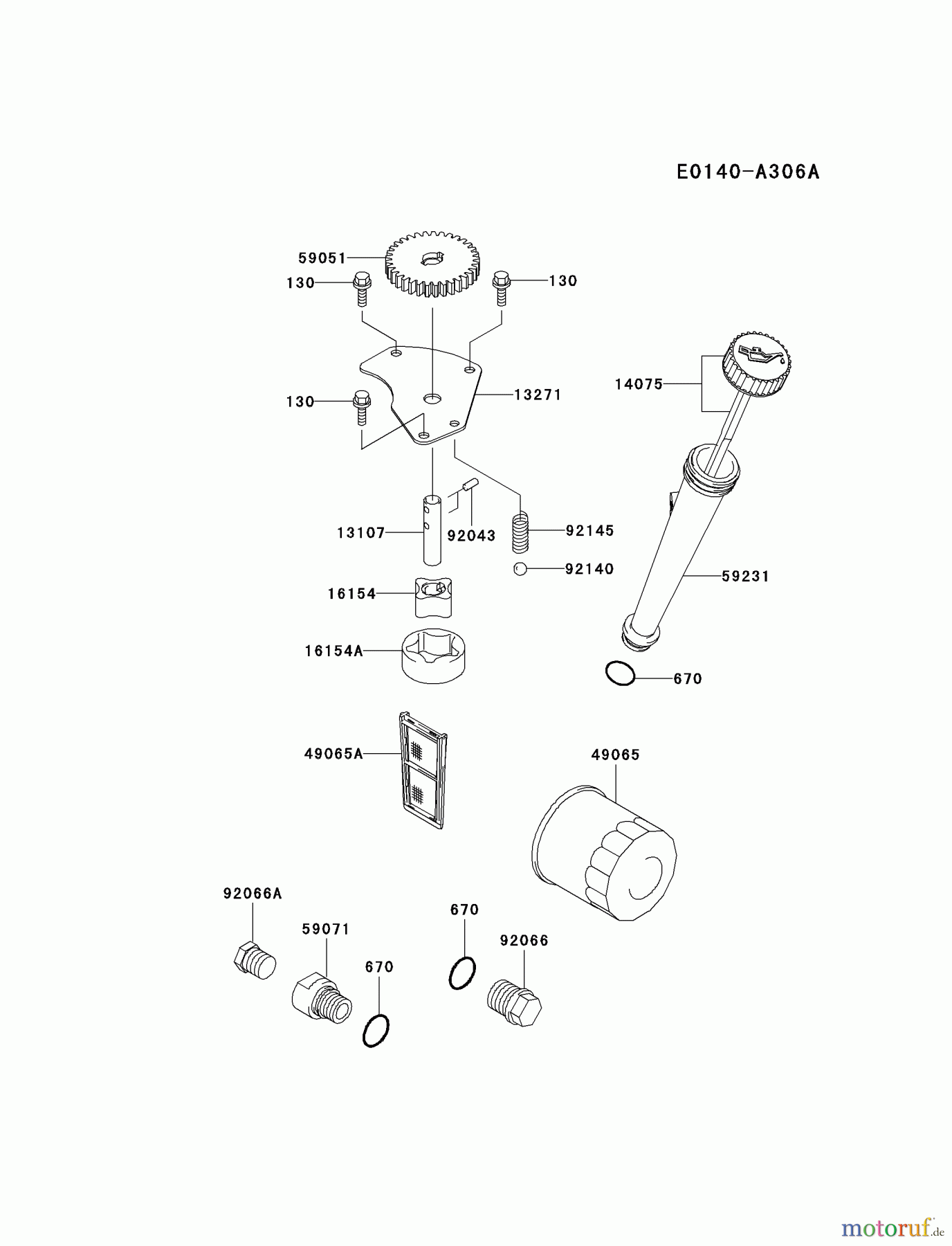  Kawasaki Motoren Motoren Vertikal FA210V - AS02 bis FH641V - DS24 FH601V-CS20 - Kawasaki FH601V 4-Stroke Engine LUBRICATION-EQUIPMENT