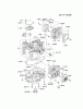 Kawasaki Motoren FA210V - AS02 bis FH641V - DS24 FH601V-ES25 - Kawasaki FH601V 4-Stroke Engine Spareparts CYLINDER/CRANKCASE