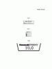 Kawasaki Motoren FA210V - AS02 bis FH641V - DS24 FH601V-ES25 - Kawasaki FH601V 4-Stroke Engine Spareparts LABEL