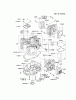 Kawasaki Motoren FA210V - AS02 bis FH641V - DS24 FH601V-FS29 - Kawasaki FH601V 4-Stroke Engine Spareparts CYLINDER/CRANKCASE