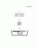 Kawasaki Motoren FA210V - AS02 bis FH641V - DS24 FH601V-ES08 - Kawasaki FH601V 4-Stroke Engine Spareparts LABEL