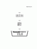 Kawasaki Motoren FA210V - AS02 bis FH641V - DS24 FH601V-BS31 - Kawasaki FH601V 4-Stroke Engine Spareparts LABEL