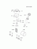 Kawasaki Motoren FH641V - DS25 bis FS481V - BS13 FH641V-ES17 - Kawasaki FH641V 4-Stroke Engine Spareparts LUBRICATION-EQUIPMENT