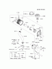 Kawasaki Motoren FA210V - AS02 bis FH641V - DS24 FH641V-DS19 - Kawasaki FH641V 4-Stroke Engine Spareparts AIR-FILTER/MUFFLER