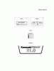 Kawasaki Motoren FA210V - AS02 bis FH641V - DS24 FH641V-DS23 - Kawasaki FH641V 4-Stroke Engine Spareparts LABEL