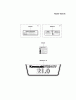 Kawasaki Motoren FH641V - DS25 bis FS481V - BS13 FH641V-ES24 - Kawasaki FH641V 4-Stroke Engine Spareparts LABEL