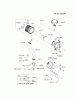 Kawasaki Motoren FH641V - DS25 bis FS481V - BS13 FH641V-FS25 - Kawasaki FH641V 4-Stroke Engine Spareparts AIR-FILTER/MUFFLER