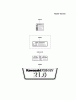 Kawasaki Motoren FH641V - DS25 bis FS481V - BS13 FH641V-GS21 - Kawasaki FH641V 4-Stroke Engine Spareparts LABEL