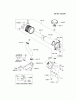 Kawasaki Motoren FH641V - DS25 bis FS481V - BS13 FH680V-BS28 - Kawasaki FH680V 4-Stroke Engine Spareparts AIR-FILTER/MUFFLER