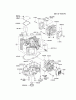 Kawasaki Motoren FH641V - DS25 bis FS481V - BS13 FH680V-DS25 - Kawasaki FH680V 4-Stroke Engine Spareparts CYLINDER/CRANKCASE