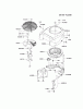 Kawasaki Motoren FH641V - DS25 bis FS481V - BS13 FH680V-BS09 - Kawasaki FH680V 4-Stroke Engine Spareparts COOLING-EQUIPMENT