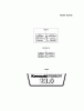 Kawasaki Motoren FH641V - DS25 bis FS481V - BS13 FH680V-DS22 - Kawasaki FH680V 4-Stroke Engine Spareparts LABEL