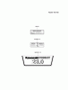 Kawasaki Motoren FH641V - DS25 bis FS481V - BS13 FH680V-DS21 - Kawasaki FH680V 4-Stroke Engine Spareparts LABEL