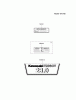 Kawasaki Motoren FH641V - DS25 bis FS481V - BS13 FH680V-HS12 - Kawasaki FH680V 4-Stroke Engine Spareparts LABEL