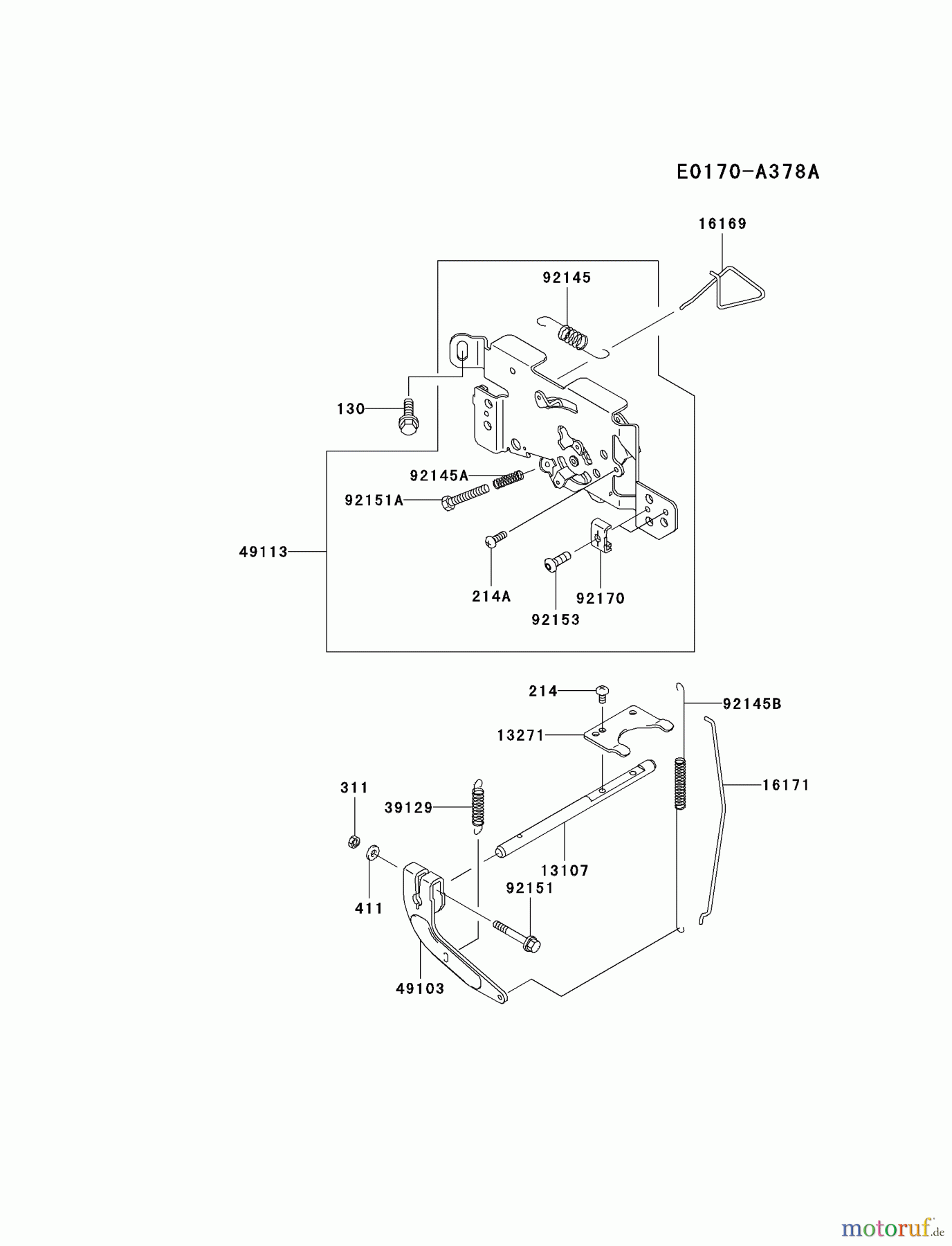  Kawasaki Motoren Motoren Vertikal FH641V - DS25 bis FS481V - BS13 FH721V-AS10 - Kawasaki FH721V 4-Stroke Engine CONTROL-EQUIPMENT