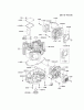 Kawasaki Motoren FH641V - DS25 bis FS481V - BS13 FH721V-BS04 - Kawasaki FH721V 4-Stroke Engine Spareparts CYLINDER/CRANKCASE