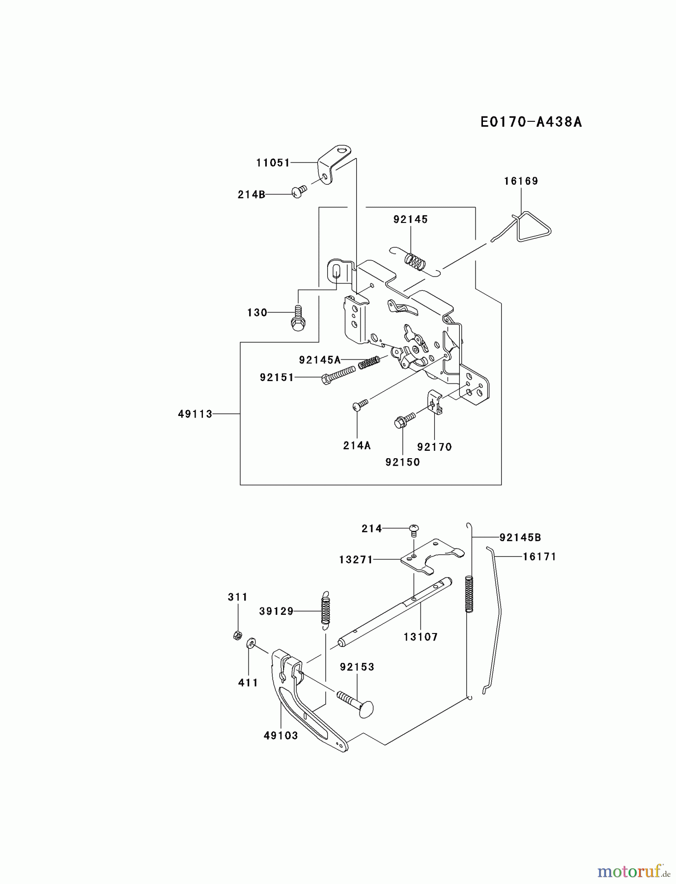  Kawasaki Motoren Motoren Vertikal FH641V - DS25 bis FS481V - BS13 FH721V-BS13 - Kawasaki FH721V 4-Stroke Engine CONTROL-EQUIPMENT