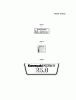 Kawasaki Motoren FH641V - DS25 bis FS481V - BS13 FH721V-ES28 - Kawasaki FH721V 4-Stroke Engine Spareparts LABEL