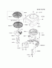 Kawasaki Motoren FH641V - DS25 bis FS481V - BS13 FH721V-DS12 - Kawasaki FH721V 4-Stroke Engine Spareparts COOLING-EQUIPMENT