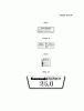 Kawasaki Motoren FH641V - DS25 bis FS481V - BS13 FH721V-ES24 - Kawasaki FH721V 4-Stroke Engine Spareparts LABEL